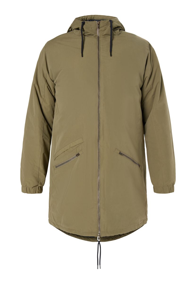 Mo Wattierter Parka Herren militärisch oliv