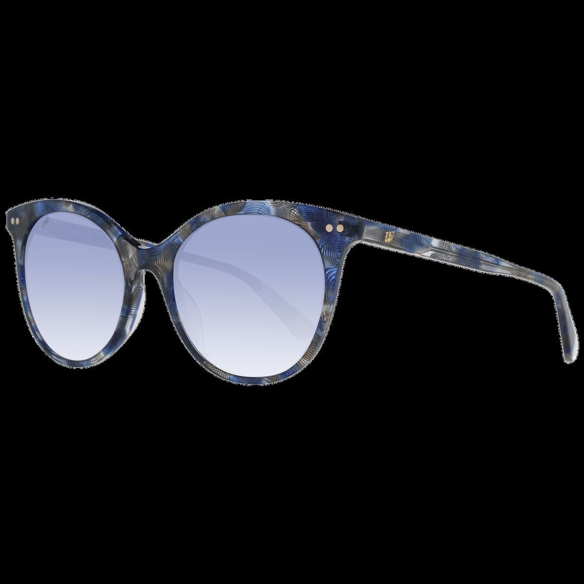 Runde Schmetterling Sonnenbrille mit Farbverlaufsgläsern