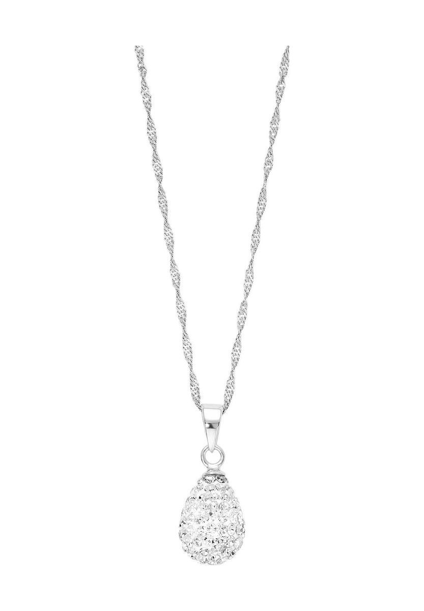 amor Damen Kette mit Anhänger "9126804", 925er Silber, silber
