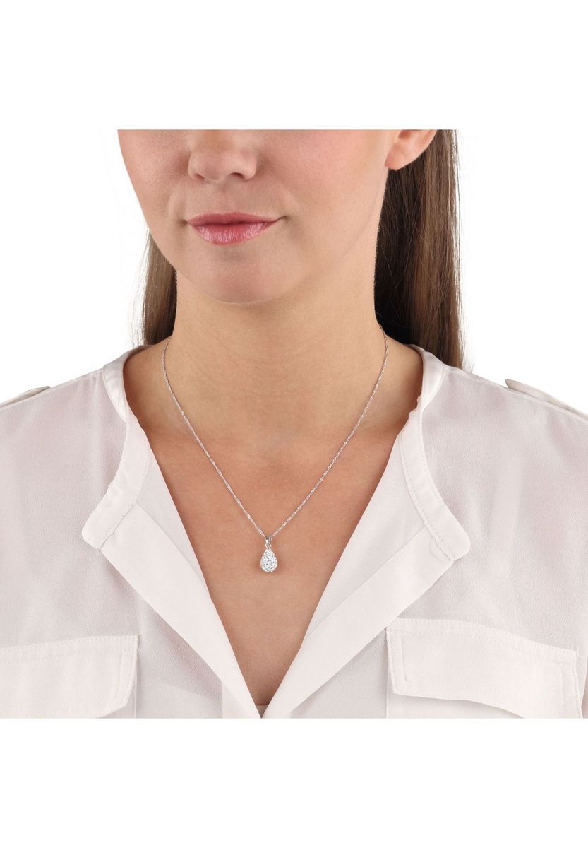 amor Damen Kette mit Anhänger "9126804", 925er Silber, silber