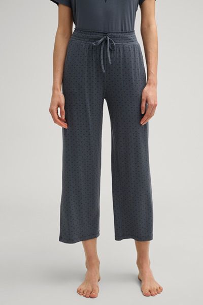 Verkürzte Loungewear-Hose mit Cornflower-Print