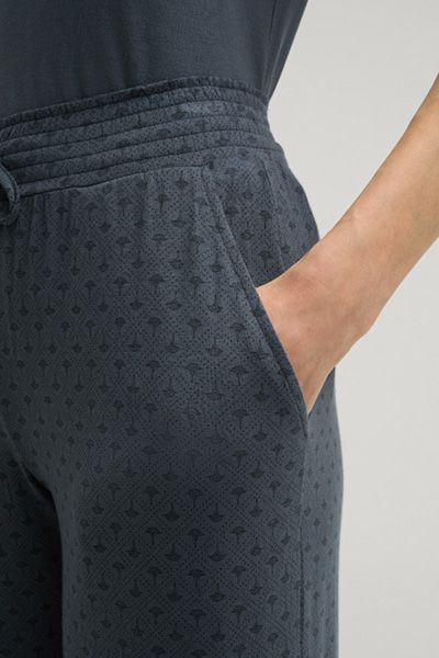 Verkürzte Loungewear-Hose mit Cornflower-Print