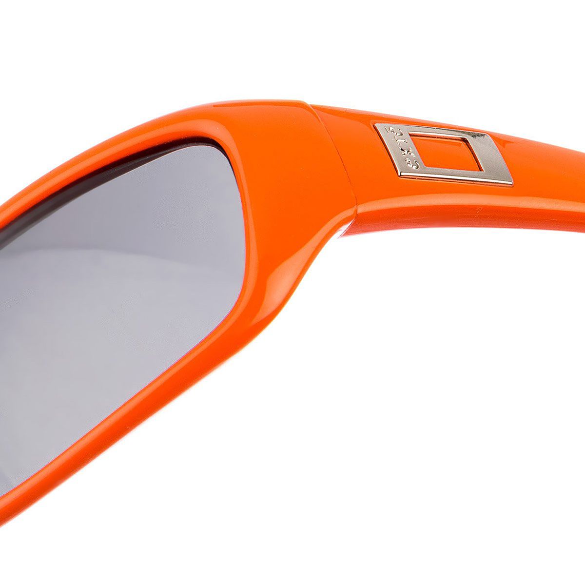 Sportliche rechteckige Acetat-Sonnenbrille