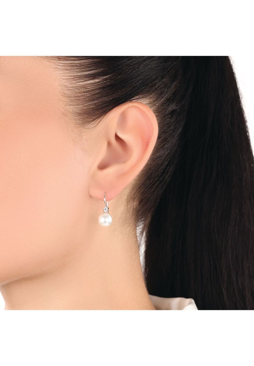 amor Damen Ohrhänger, 925er Silber, roségold