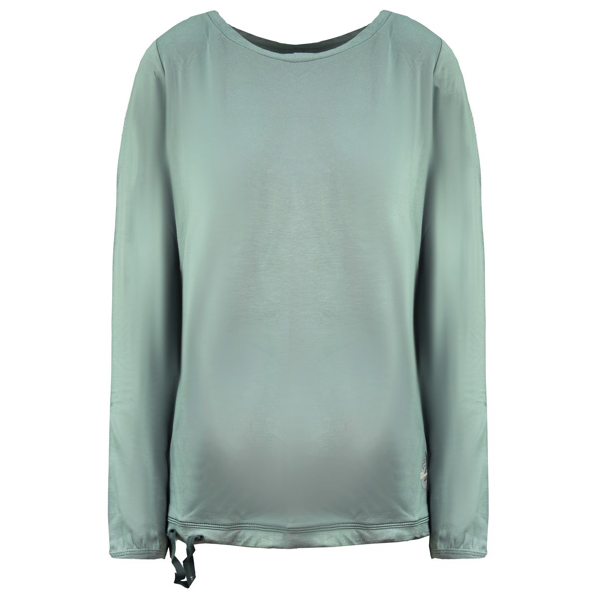 Lockerer Pullover mit Kordelzugsaum