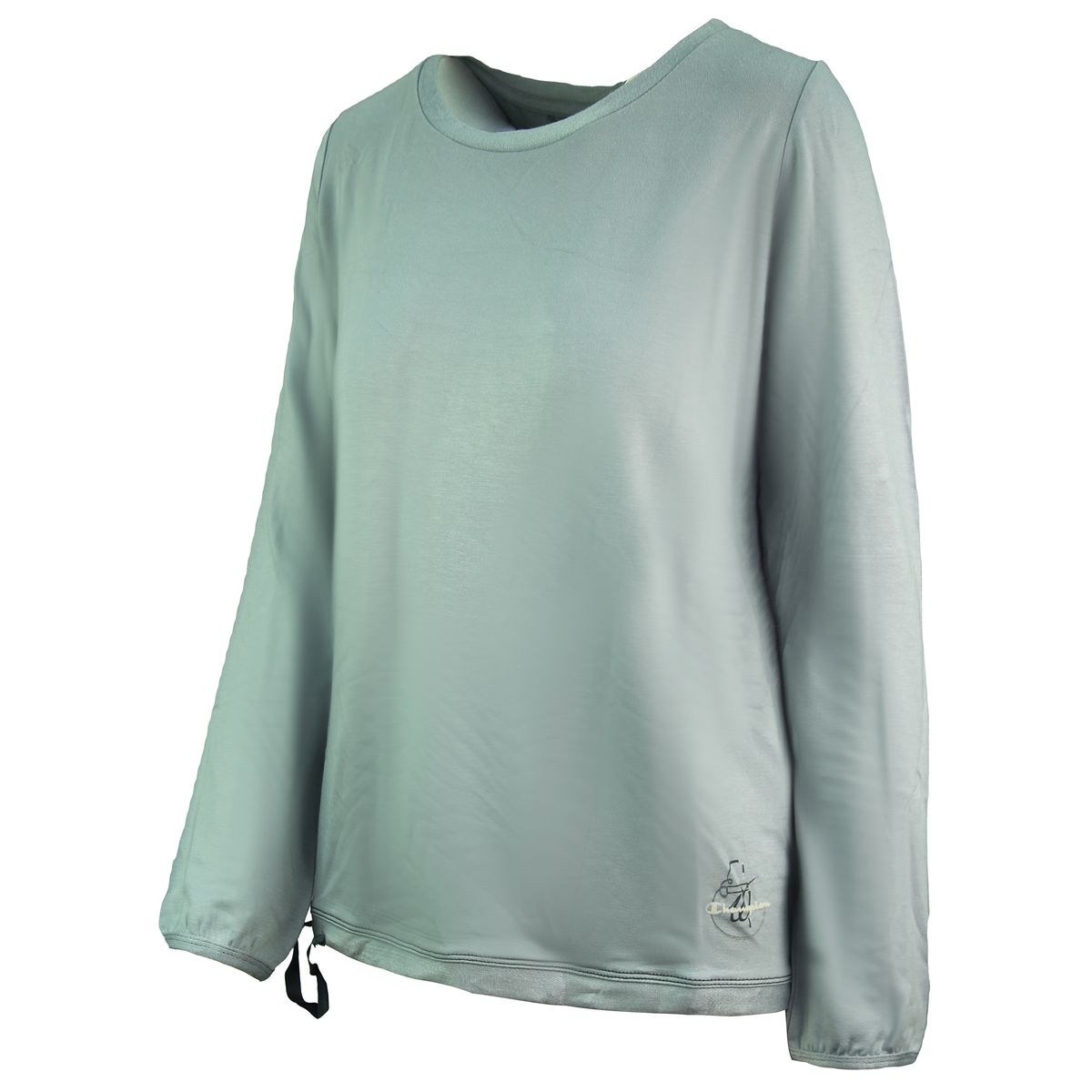 Lockerer Pullover mit Kordelzugsaum