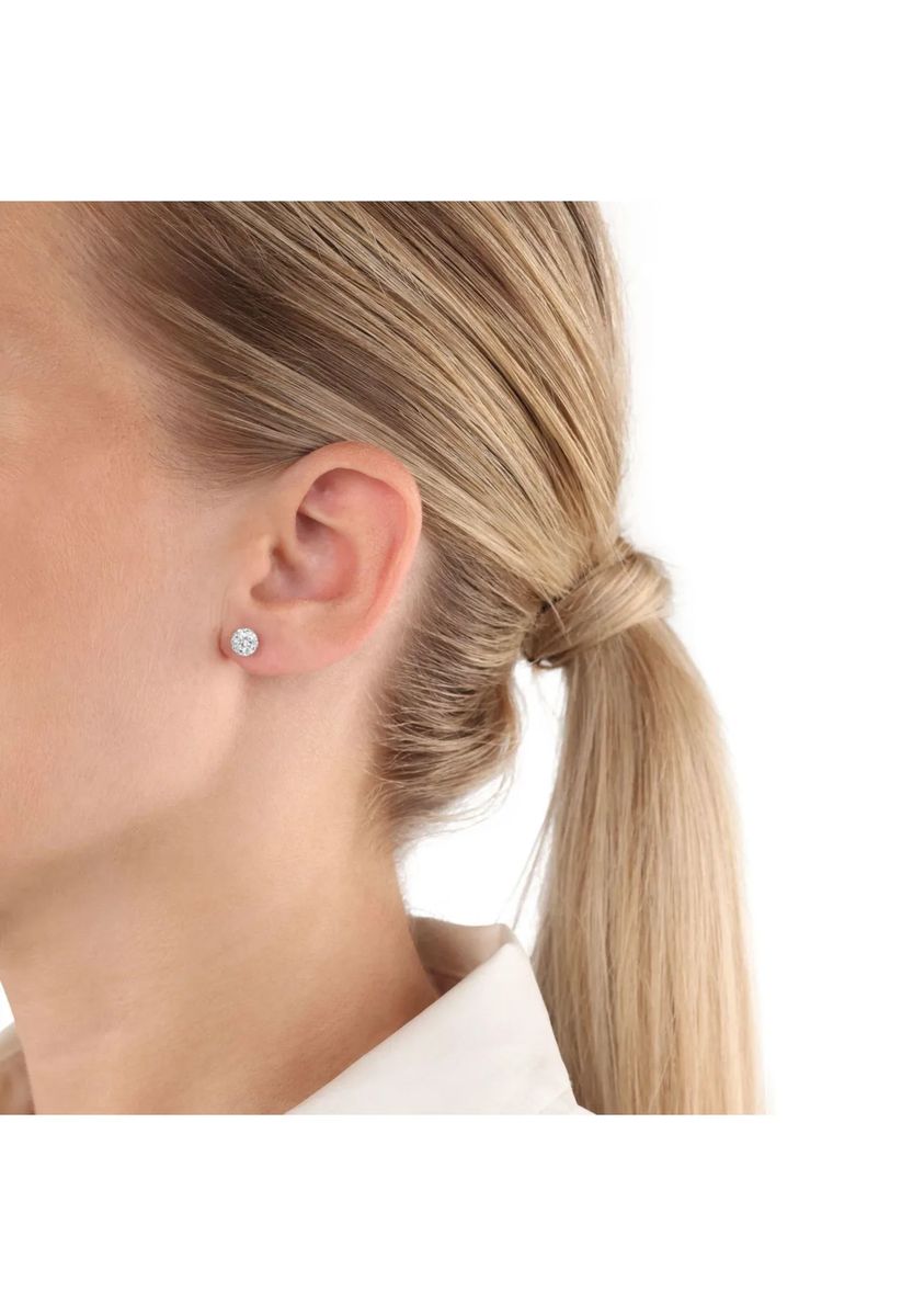 amor Damen Ohrstecker, 925er Silber, silber, 99