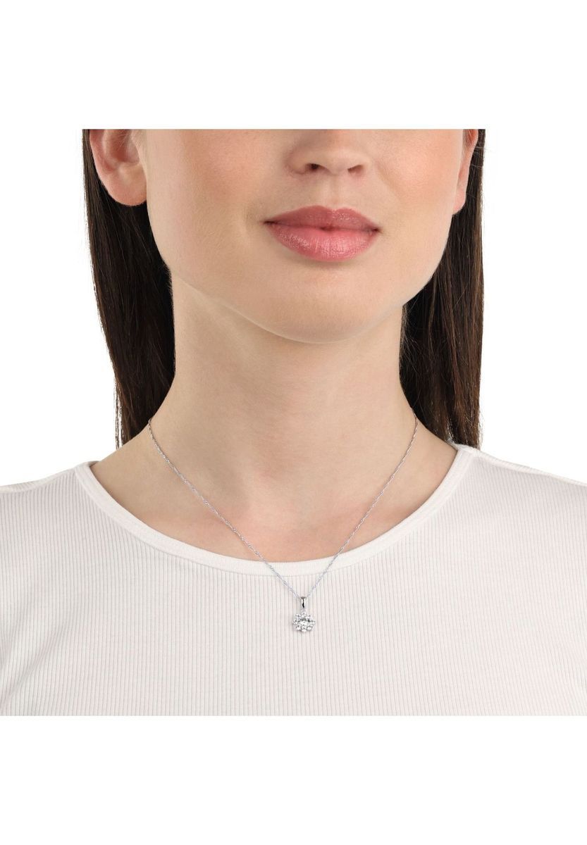 amor Damen Kette mit Anhänger "9238798", 925er Sterling Silber, silber
