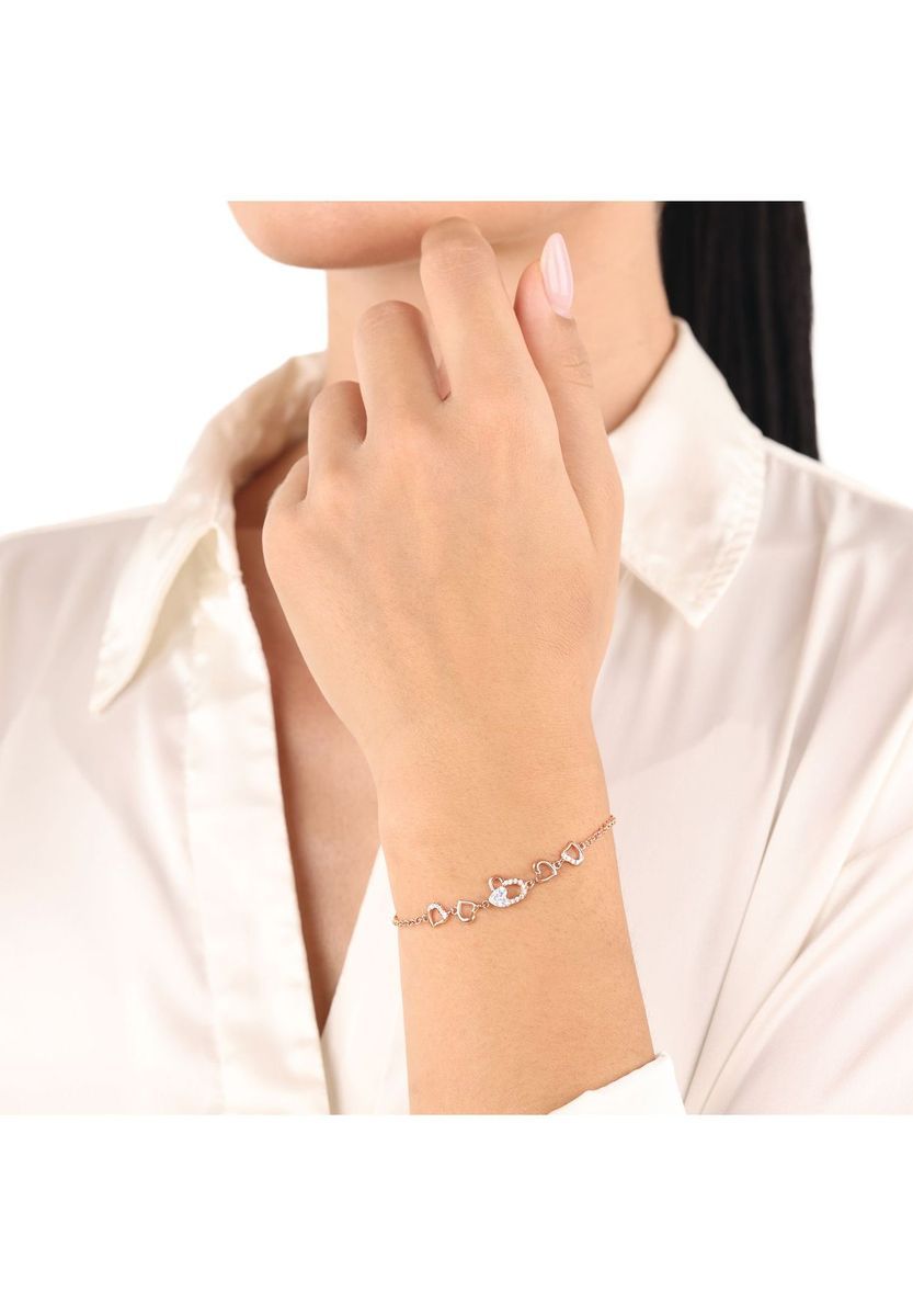 amor Damen Armband "9261444", 925er Silber, roségold