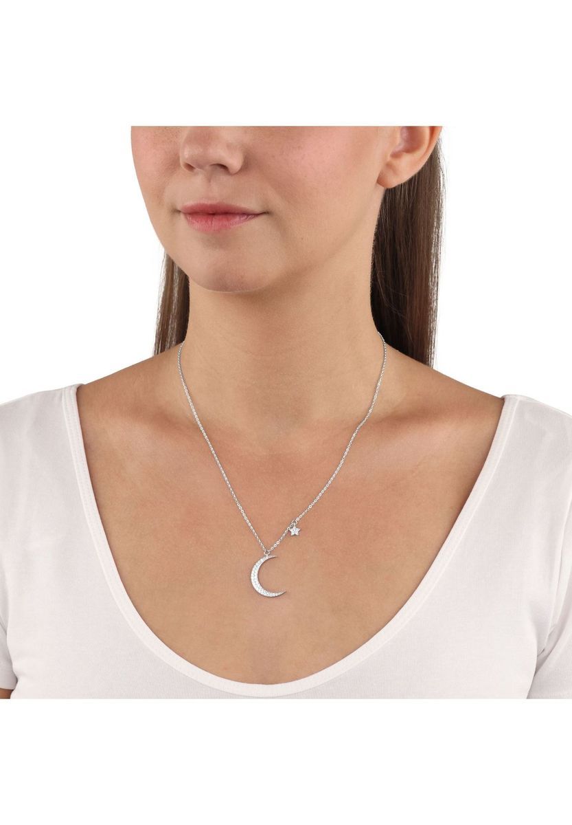 amor Damen Halskette mit Anhänger "9270231", 925 Sterling Silber, silber