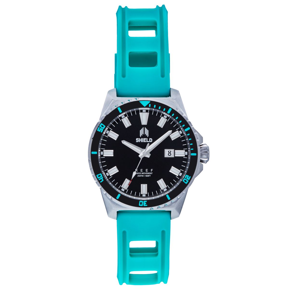 Shield Reef Edelstahluhr mit Datum