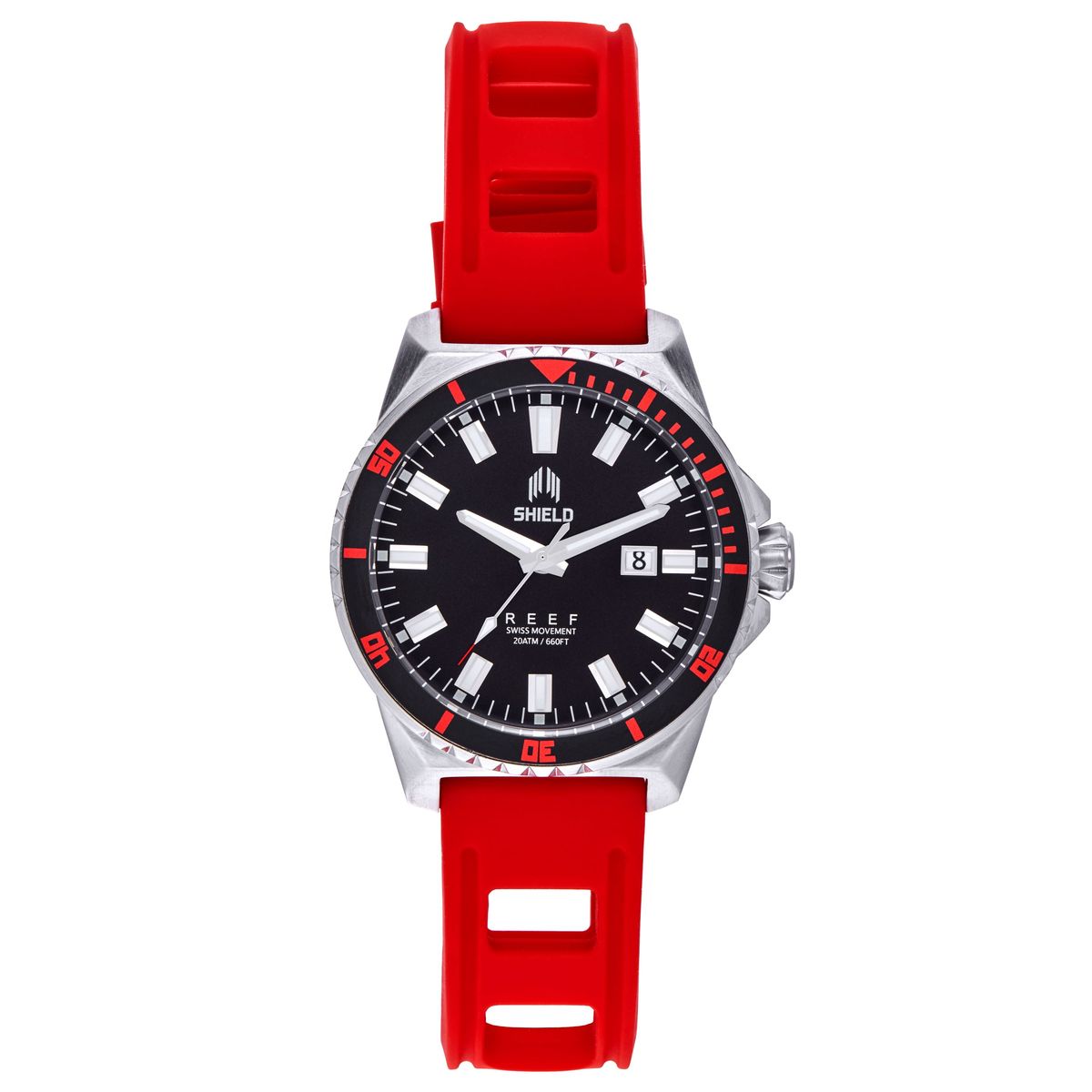 Shield Reef Edelstahluhr mit Datum