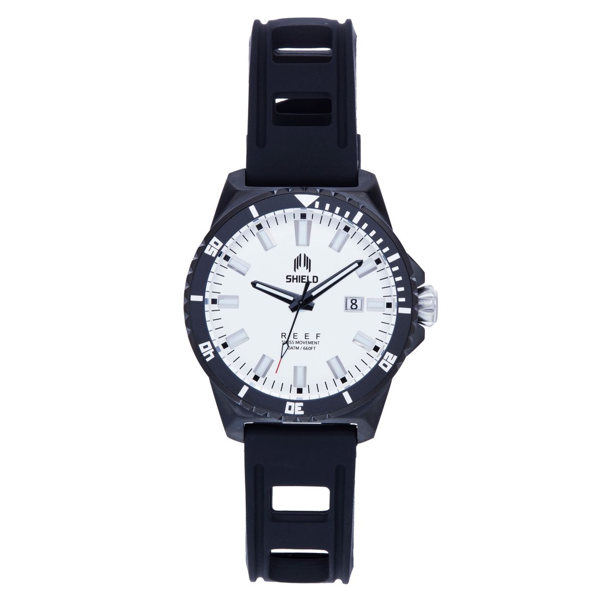 Shield Reef Edelstahluhr mit Datum