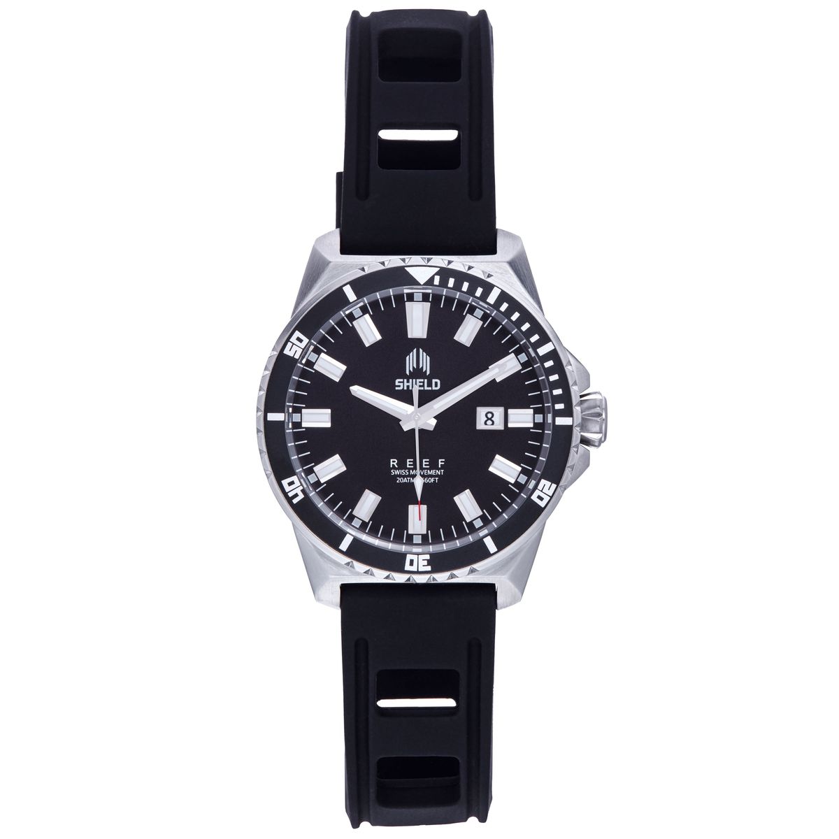Shield Reef Edelstahluhr mit Datum