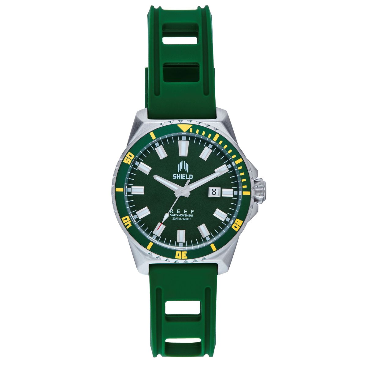 Shield Reef Edelstahluhr mit Datum