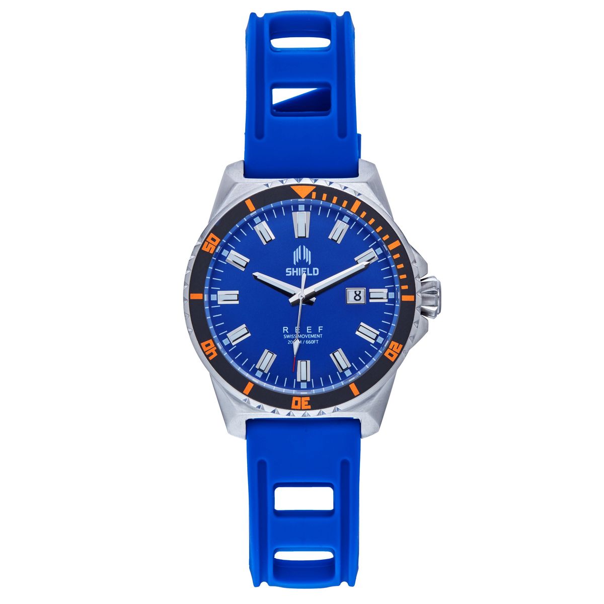 Shield Reef Edelstahluhr mit Datum