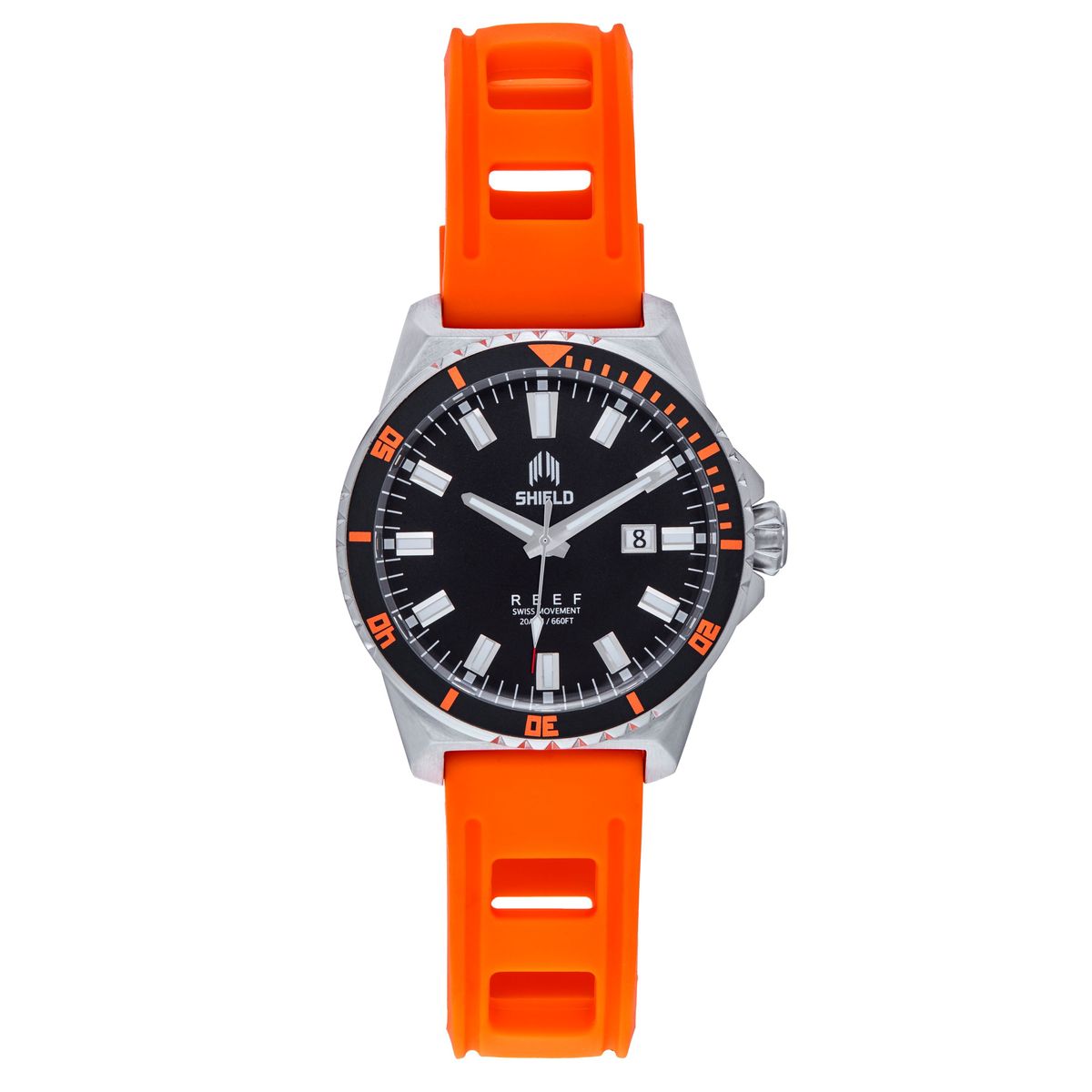 Shield Reef Edelstahluhr mit Datum