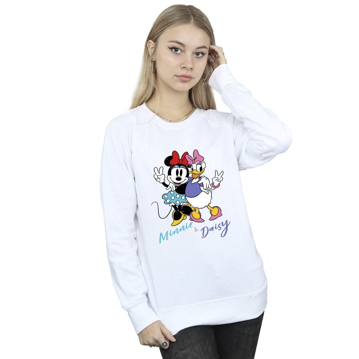 Minnie & Daisy Grafik-Sweatshirt