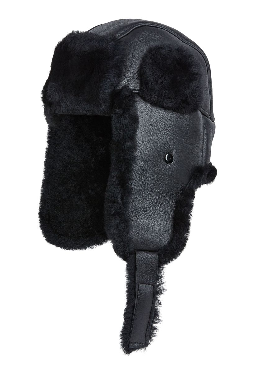 RAF Flieger Schwarze Trapper Mütze