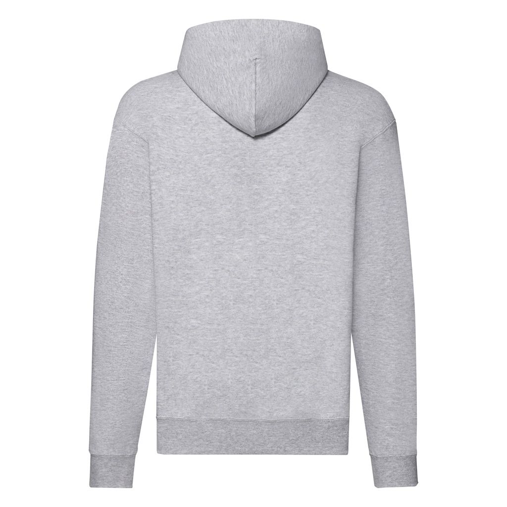 Klassischer melierter Zip-Hoodie