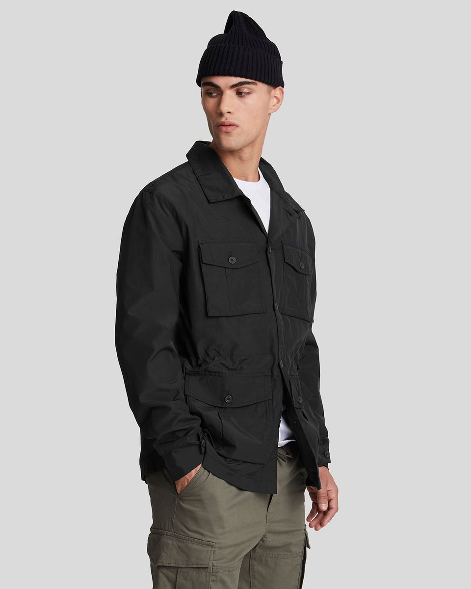 Herren-Feldjacke aus leichtem Baumwollmischgewebe