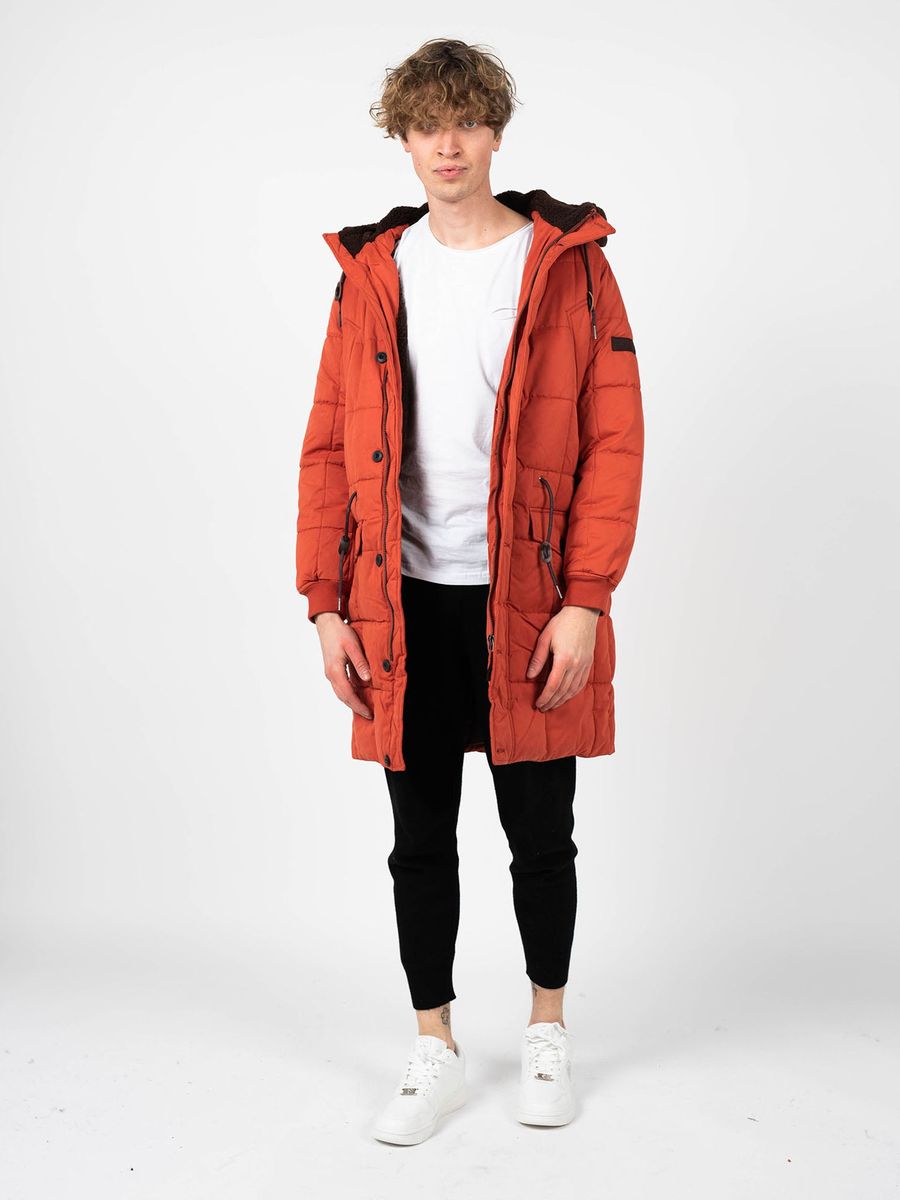 Kapuzen-Steppparka Mantel