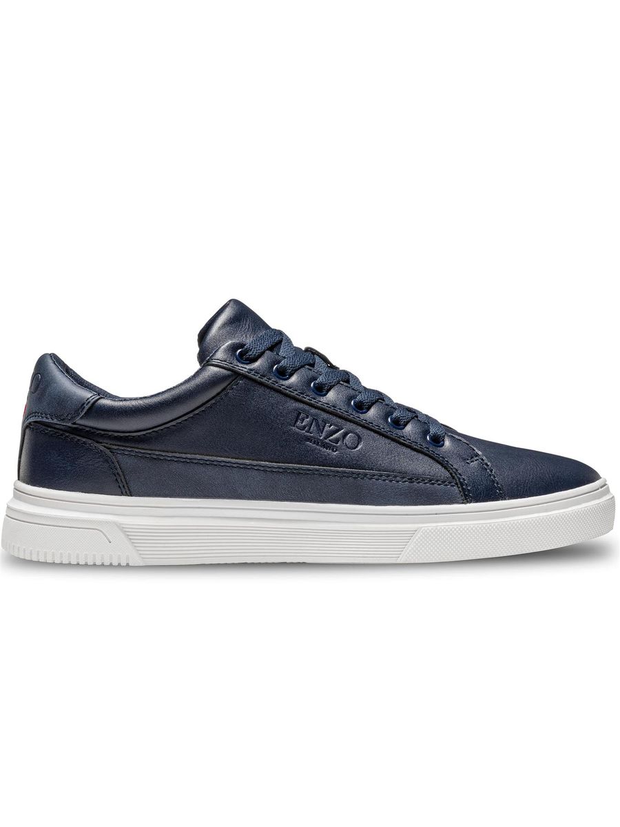 Herrenmode-Sneaker in Lederoptik