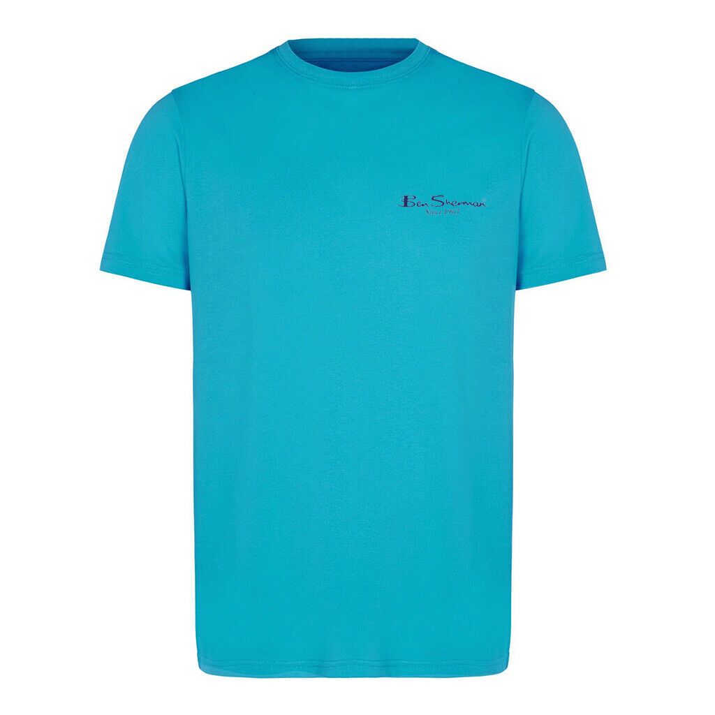 Aqua Rundhals T-Shirt