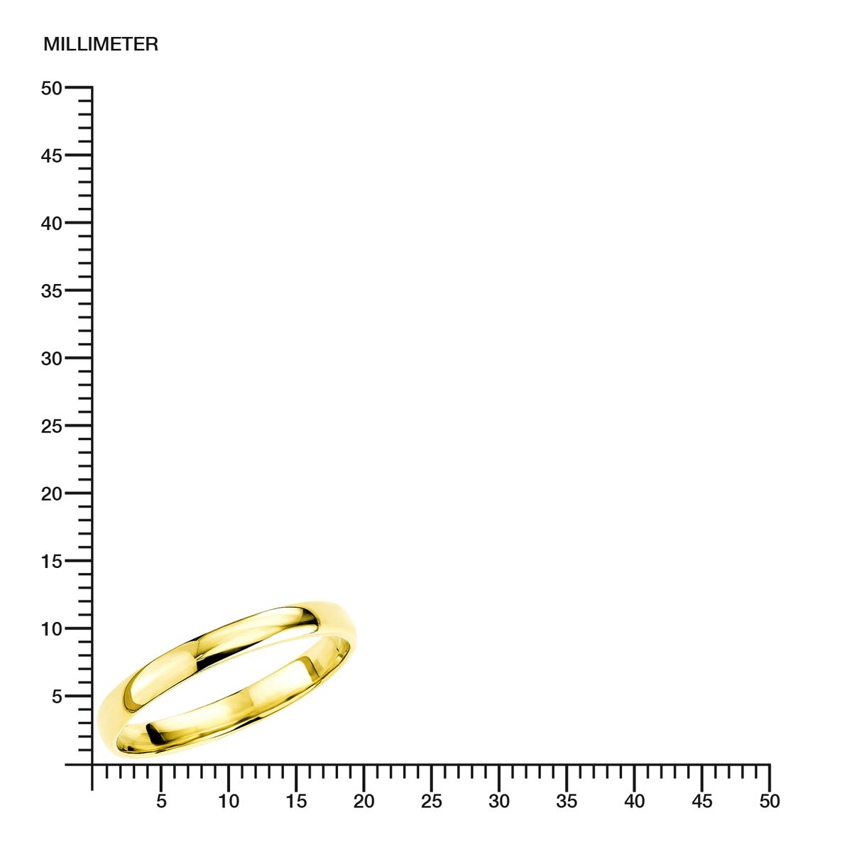 amor Damen Ring, 333er Gelbgold, gold