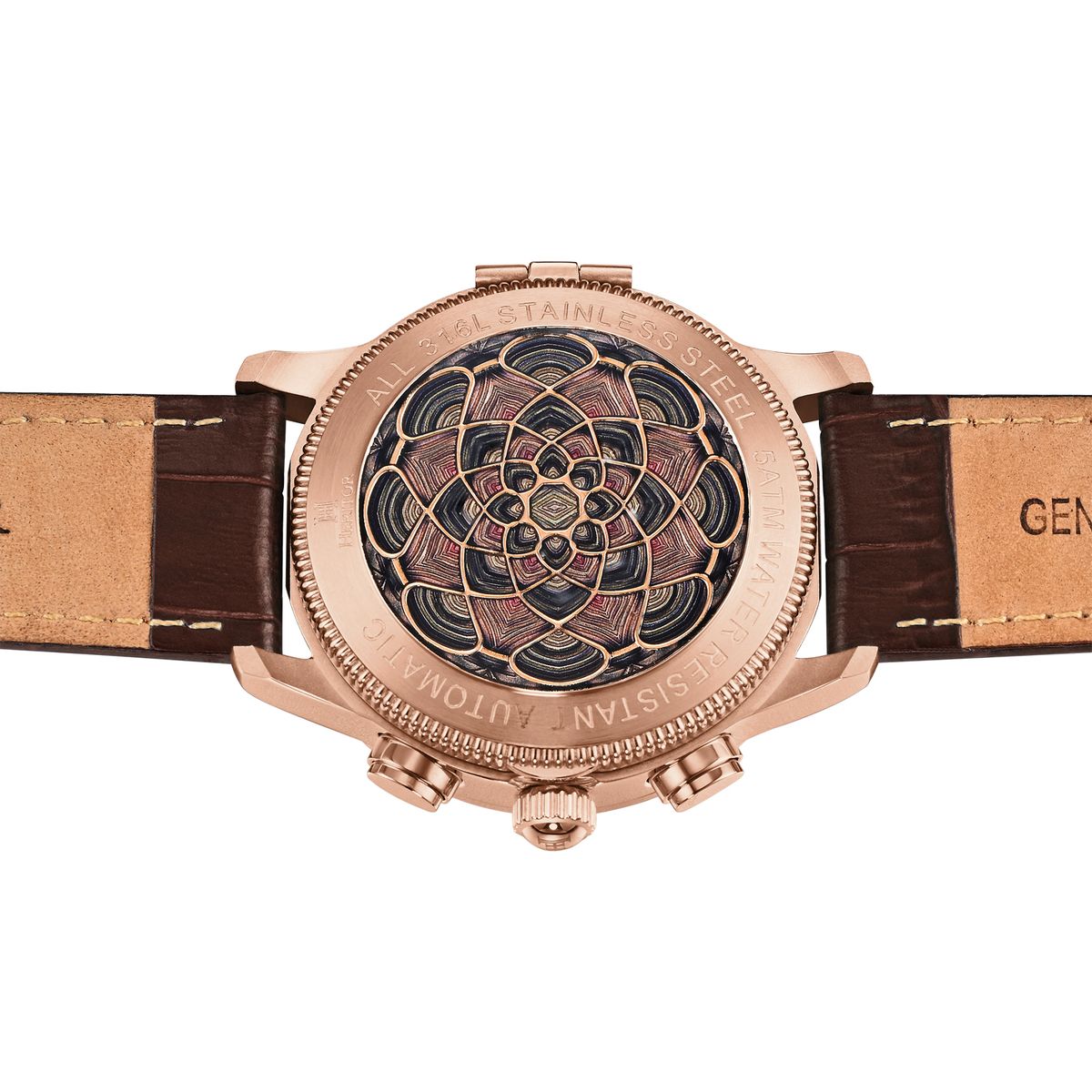 Automatikuhr mit Cloisonné-Emaille-Zifferblatt
