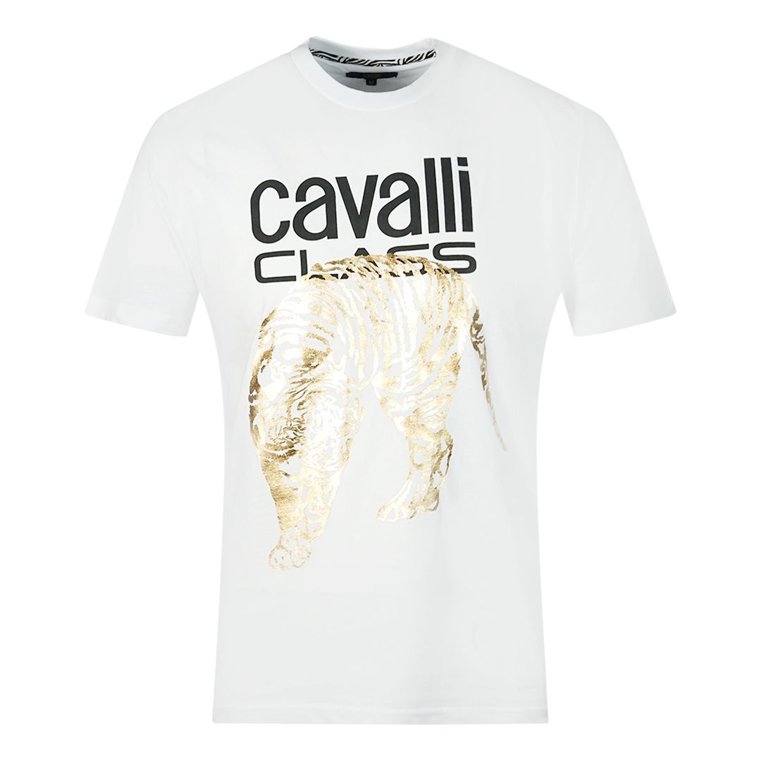 Grafik T-Shirt mit Tigerdesign