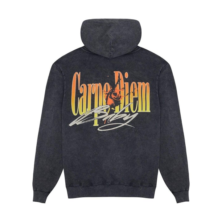 Carpe Diem Grafikdruck Hoodie