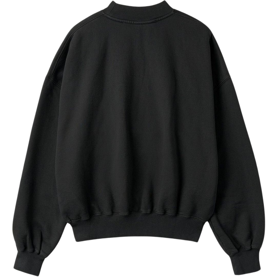Boxy-Sweatshirt mit Logo aus Baumwolle