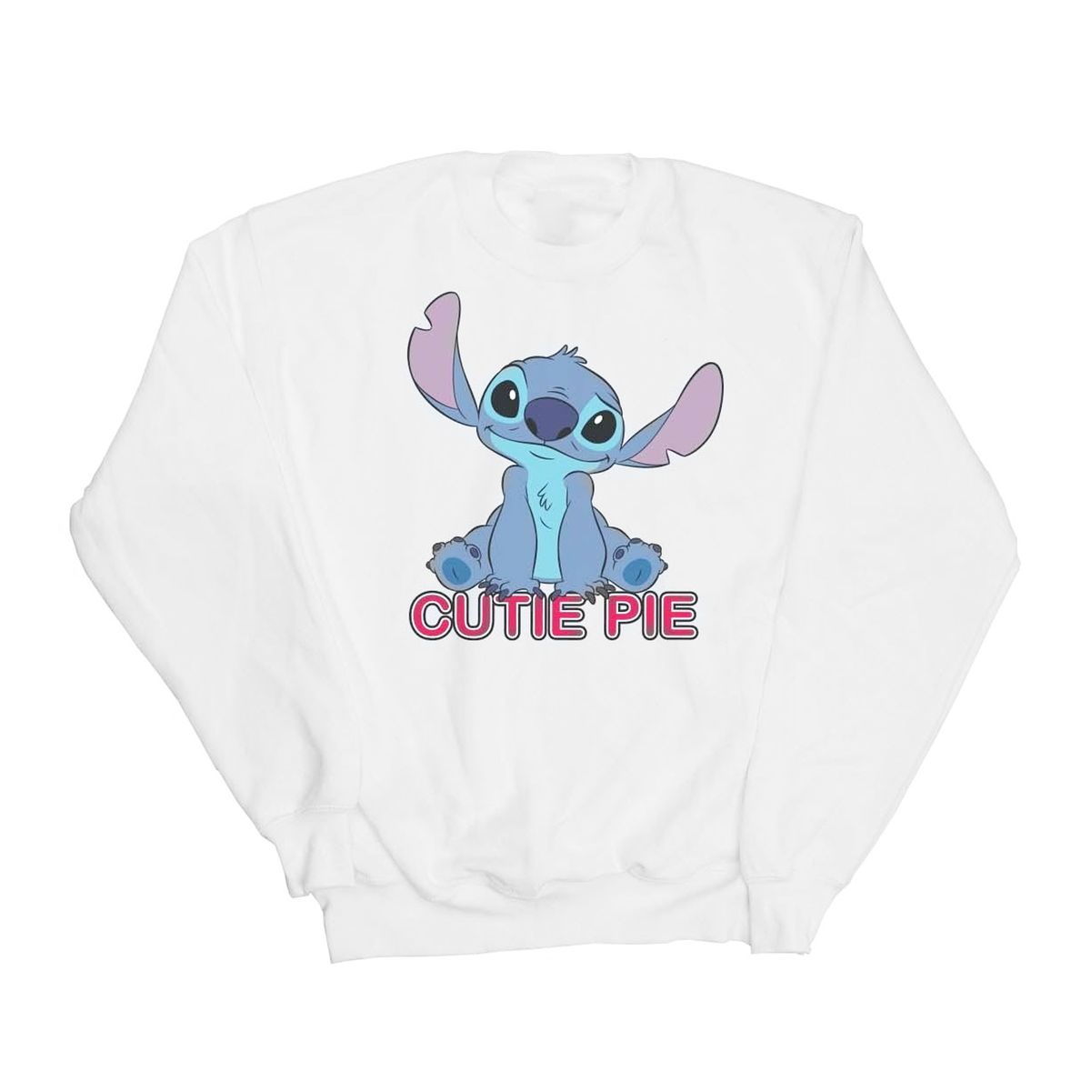 Disney - "Lilo And Stitch Stitch Cutie Pie" Sweatshirt für Mädchen (Weiß)
