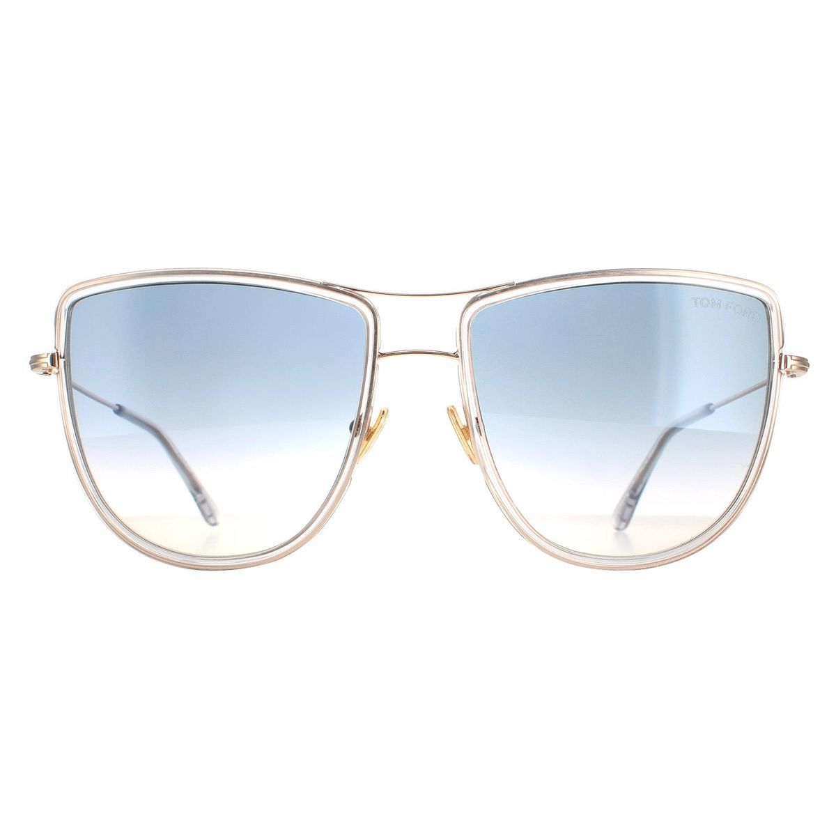 Aviator Sonnenbrille mit Farbverlauf