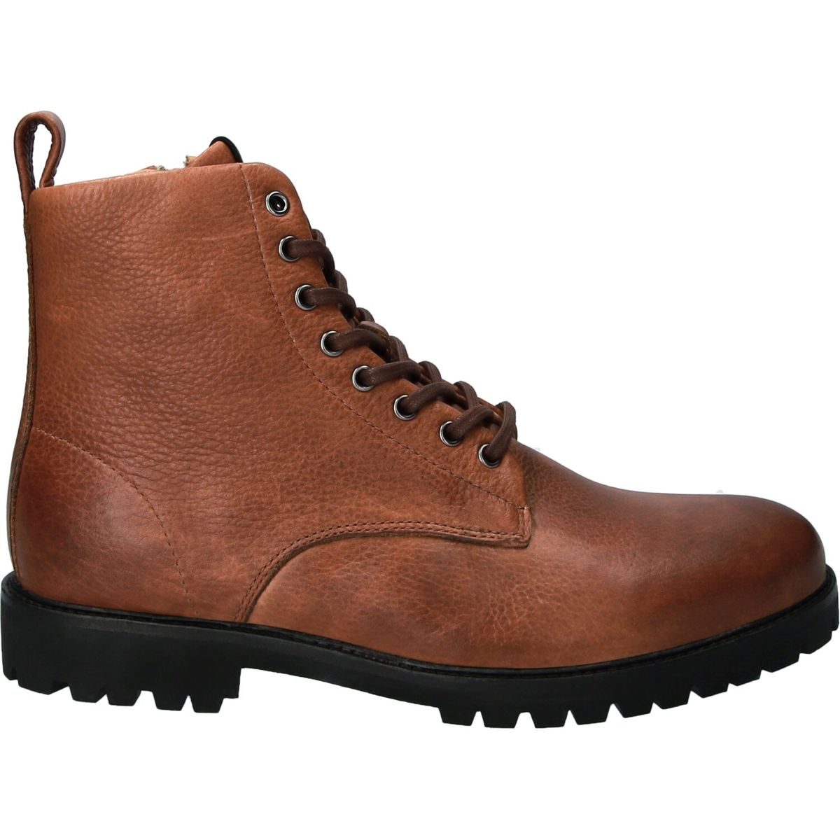 Leder Schnürstiefeletten