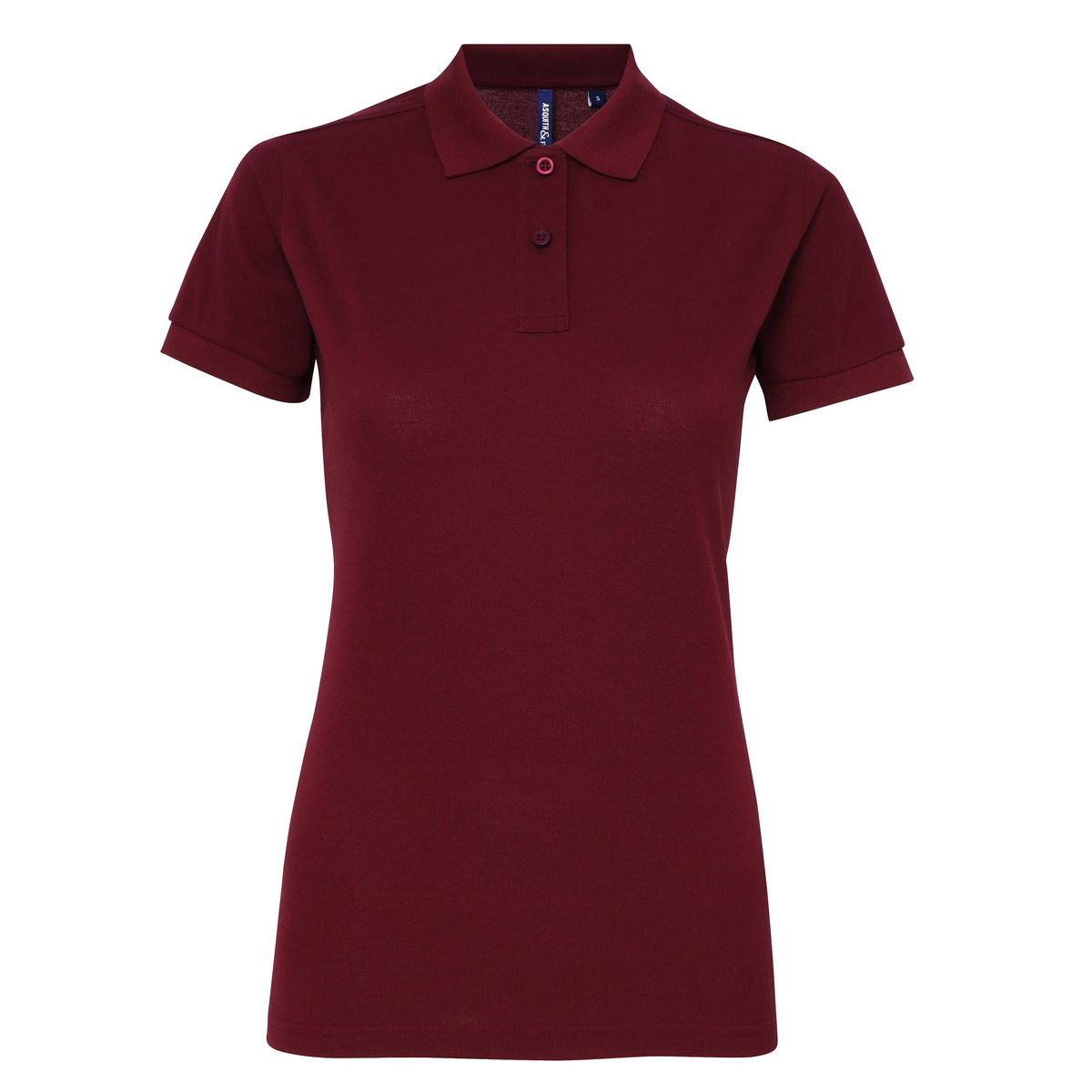 Asquith & Fox - Polo-Shirt mit kurzen Ärmeln - Damen (Bordeaux)
