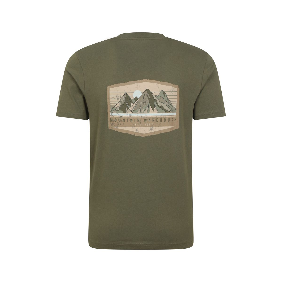 T-Shirt mit Berggrafik aus Bio-Baumwolle