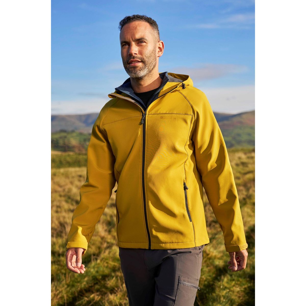 Mountain Warehouse - "Exodus" Softshelljacke für Herren (Weiches Gelb)
