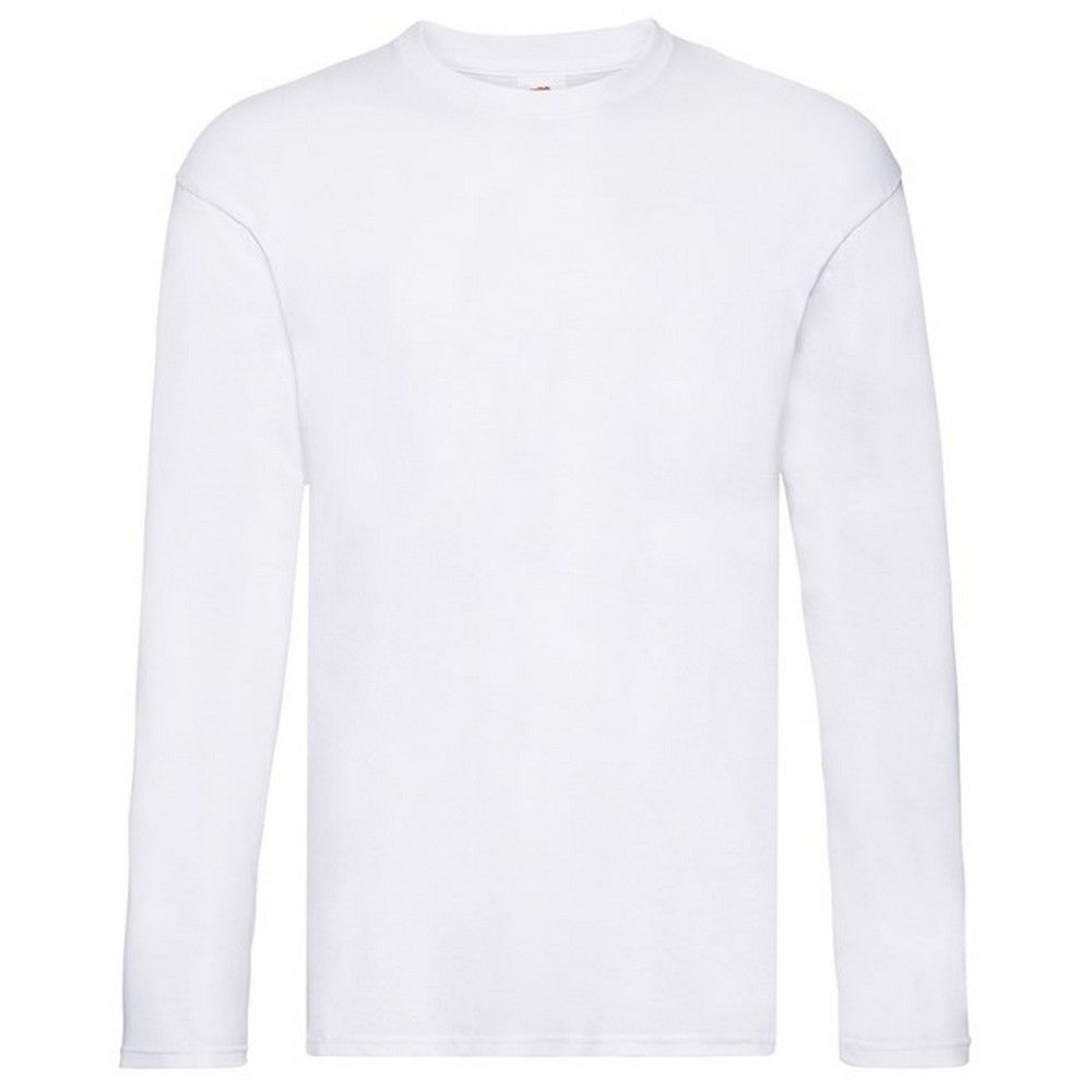 Herren Langarmshirt einfarbig