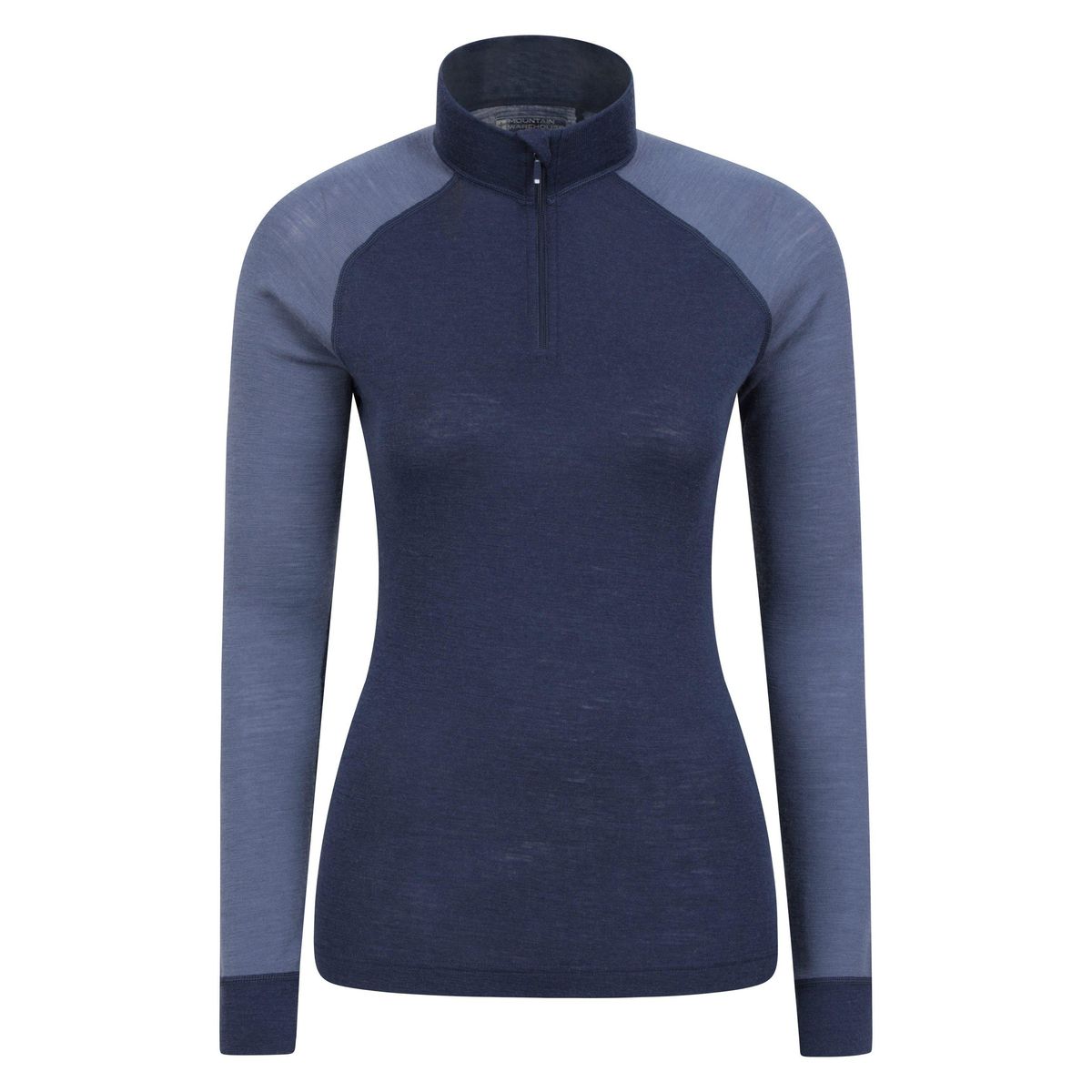 Mountain Warehouse - Thermo-Top Reißverschluss für Damen (Marineblau)