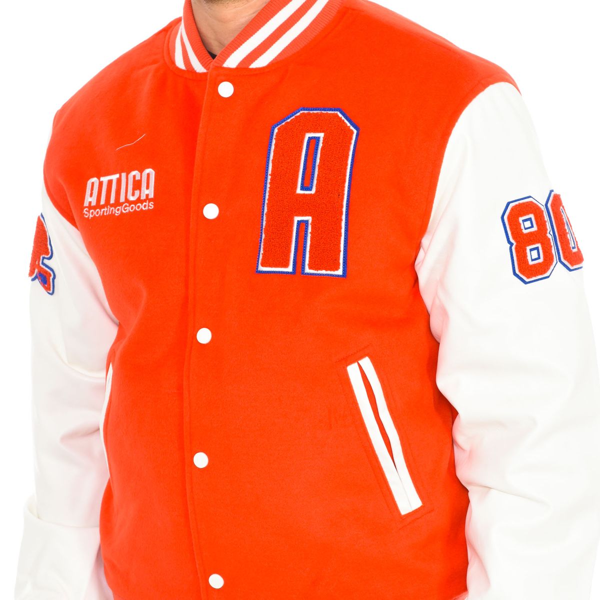 Klassische Varsity-Jacke mit Stickereien
