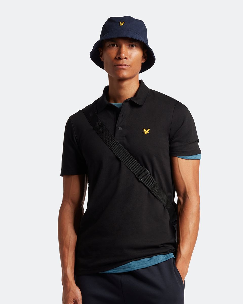 Klassisches Piqué Poloshirt mit kurzen Ärmeln