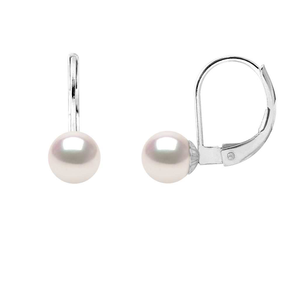 Elegante Akoya-Zuchtperlen-Ohrstecker
