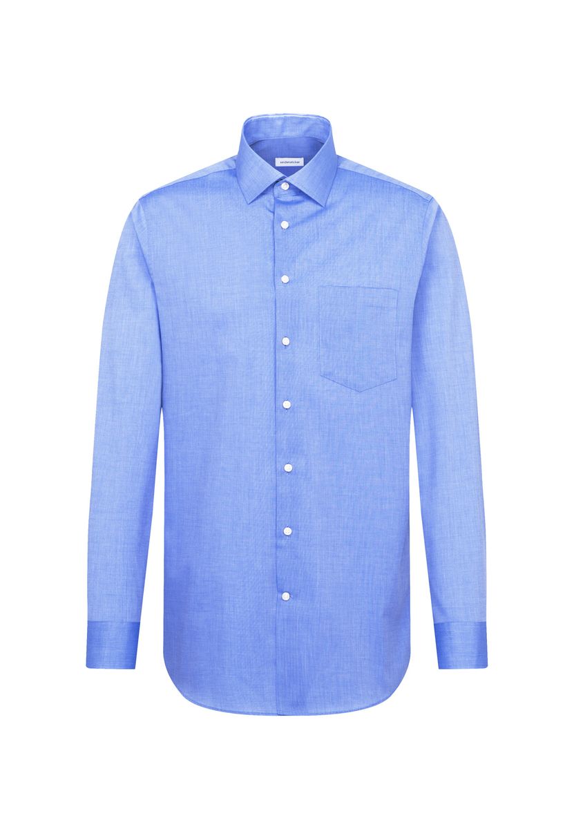 Business-Hemd aus Chambray im Regular Fit