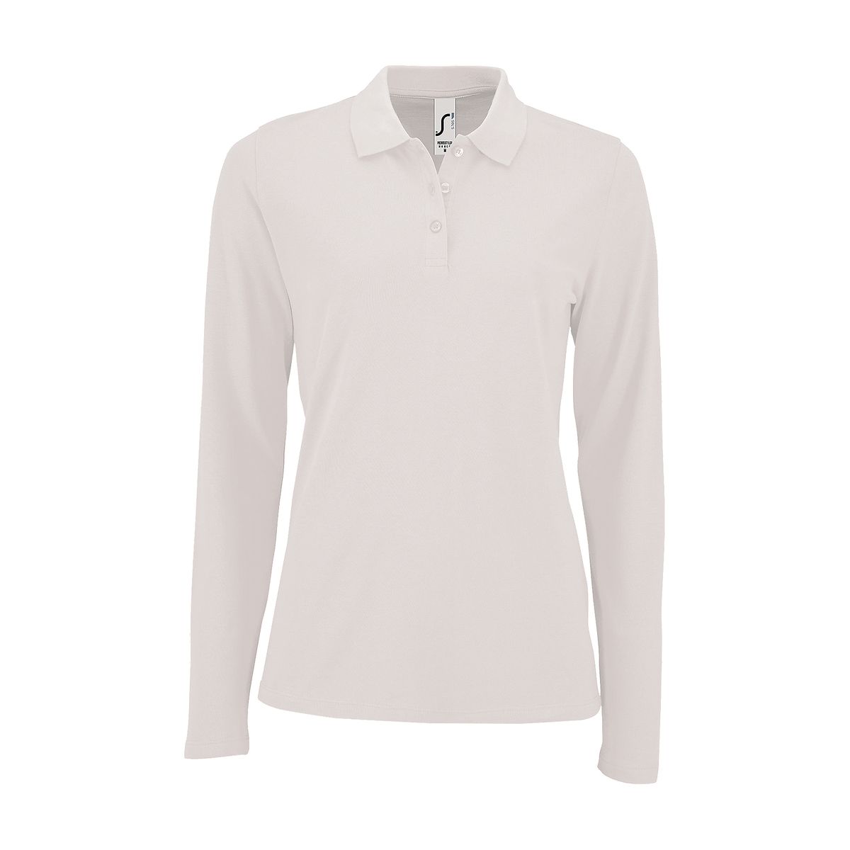 Damen Langarm Piqué Polo Shirt