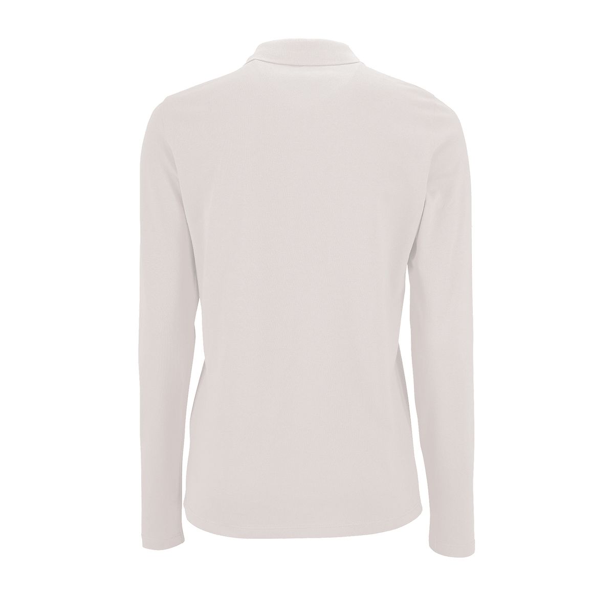 Klassisches Langarm-Piqué-Poloshirt