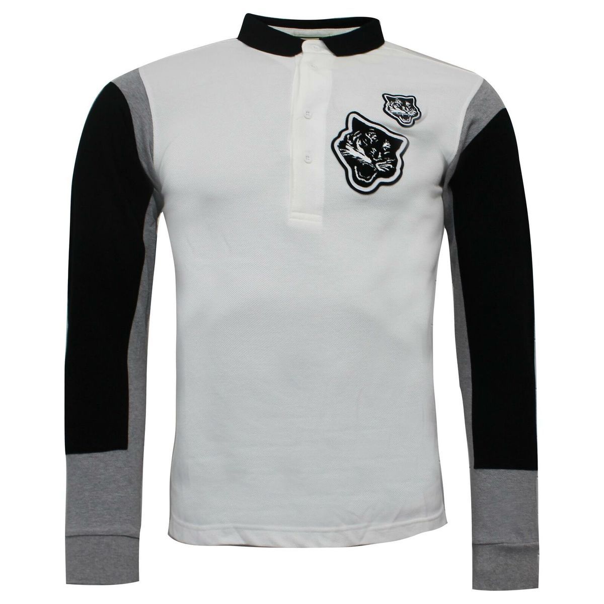 Herren Langarm Poloshirt
