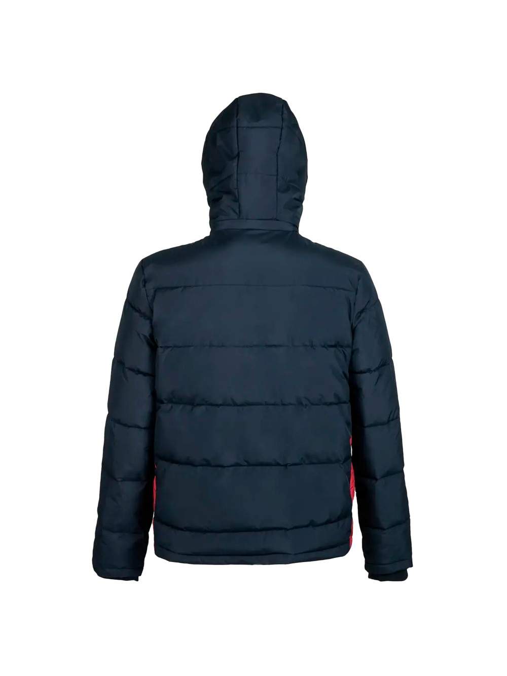 Gesteppte Kapuzenjacke mit Kontraststreifen