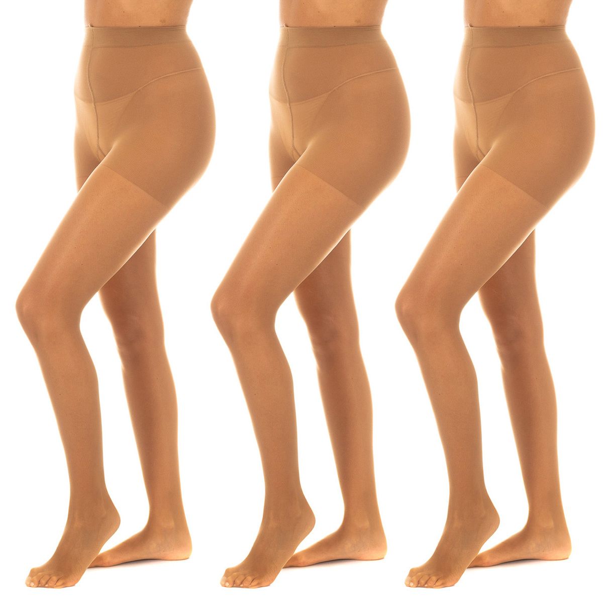 Transparente 20 Denier Formende Strumpfhose 3er-Pack
